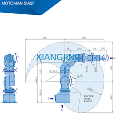 El robot usado AXIS SIA5F de 7 Yaskawa escoge y la carga útil 559m m de la máquina 5kg del lugar