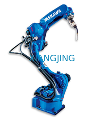 Brazo industrial usado del robot de la soldadura al arco de Yaskawa 6 AXIS con el soplete de Mig